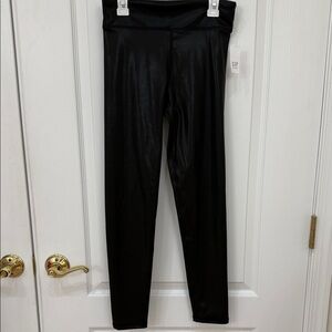 Gap Kids Black Shiny Leggings